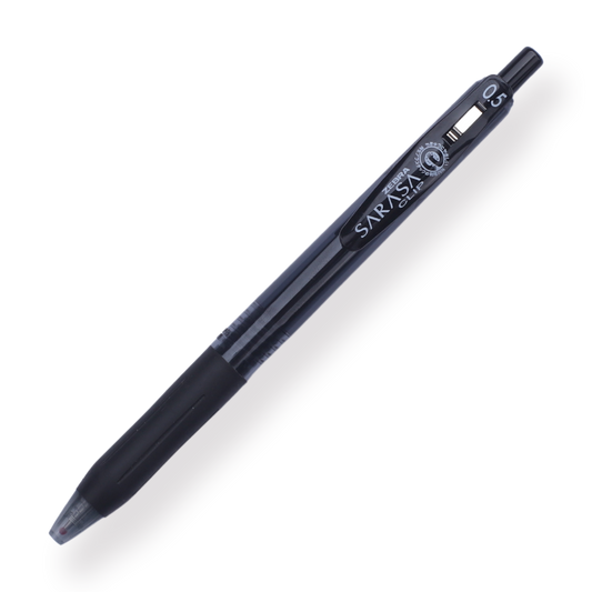 Zebra Sarasa Limited Edition Clip Gel Pen - 0.5 mm - Black - Black Body - Stationery Pal