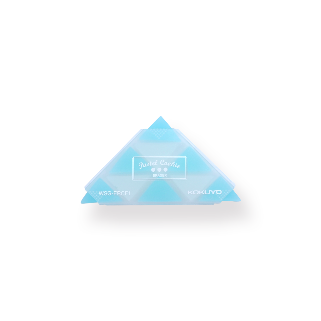 Kokuyo WSG-ERF2 Corner Triangle Eraser - Blue - Stationery Pal