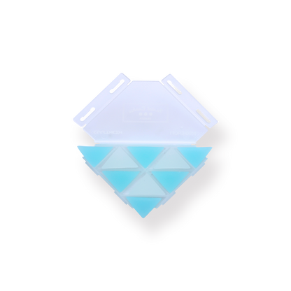 Kokuyo WSG-ERF2 Corner Triangle Eraser - Blue - Stationery Pal