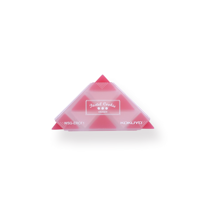 Kokuyo WSG-ERF2 Corner Triangle Eraser - Red - Stationery Pal