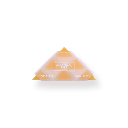 Kokuyo WSG-ERF2 Corner Triangle Eraser - Yellow - Stationery Pal
