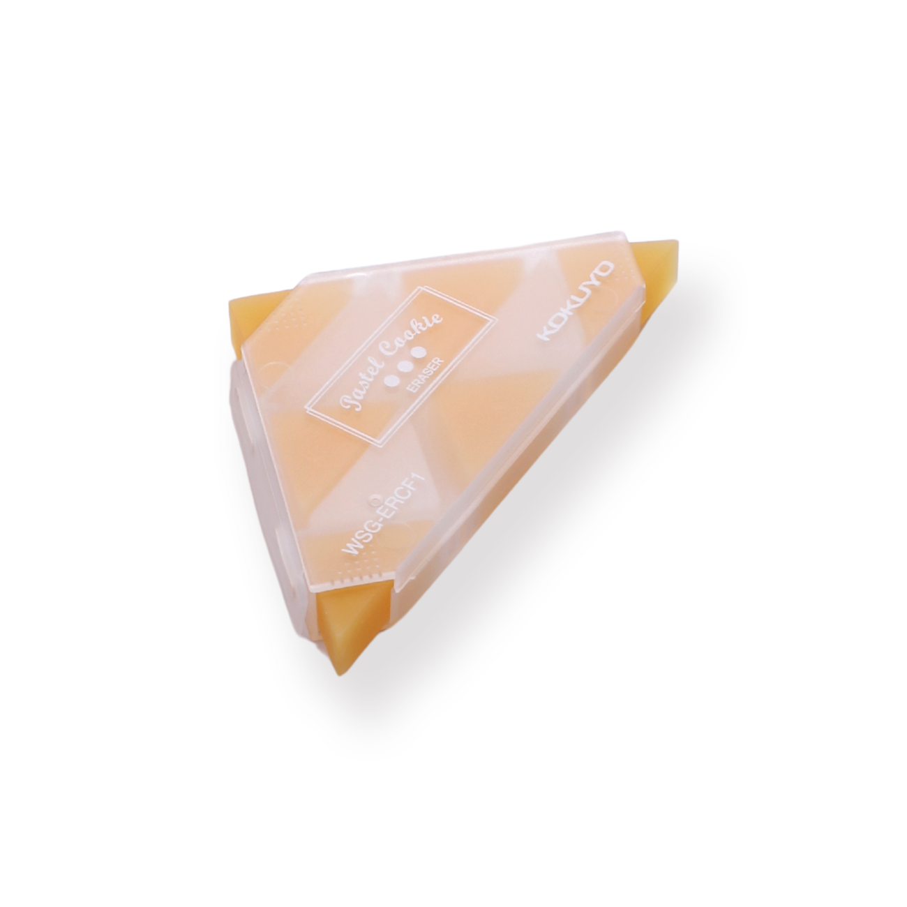 Kokuyo WSG-ERF2 Corner Triangle Eraser - Yellow - Stationery Pal