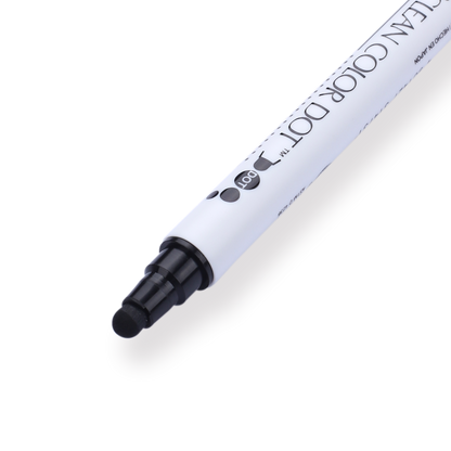 Kuretake ZIG Clean Color Dot Double-Sided Marker - Black 010 - Stationery Pal